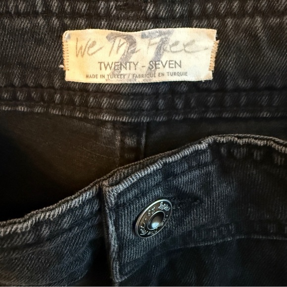 We Are The Free Gray/Black Washed Denim Jeans - Picture 4 of 4